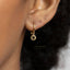 Tiny Sun Drop Hoop Earrings, Huggies, Unisex, Gold, Silver SHEMISLI SH644