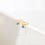 Clover Sapphire CZ Hoop, Unisex, Gold, Silver SHEMISLI SH357
