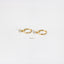 Drop Gemstone Hoop, Huggies Earring, Minimalist Style, A-SH067 SH338 SH339 SH340 SH341
