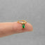 Baguette CZ Hoop, White Stone, Emerald, Turquoise, Sapphire, Black Stone, Unisex, Gold, Silver SHEMISLI SH071, SH072, SH125, SH313, SH314