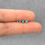 Tiny Turquoise Threadless Flat Back Tragus Stud, December Birthstone, 20,18,16ga, 5-10mm, Unisex, Surgical Steel SS513