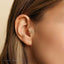 Tiny Snake Threadless Flat Back Tragus Stud, 20,18,16ga, 5-10mm Unisex, Surgical Steel SHEMISLI SS922