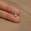 Tiny Teddy Bear Threadless Flat Back Tragus Stud, 20,18,16ga, 5-10mm Unisex, Surgical Steel SHEMISLI SS978