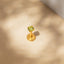 Peridot Stone Tragus Stud, Threadless Flat Back Earring, Minimalist Style, A-SS619