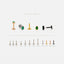 Tiny Teardrop Emerald Threadless Flat Back Tragus Stud, 20,18,16ga, 5-10mm Unisex, Surgical Steel SHEMISLI SS595