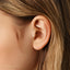 Tiny 3mm Opal Ball Threadless Flat Back Tragus Stu, 20,18,16ga, 5-10mm Unisex, Surgical Steel SHEMISLI SS587