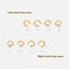Opal Nose Stud, L Bend or Corkscrew, Minimalist Style, A-SS421 SS397 SS778