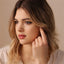 Tiny White Stone Baguette Threadless Flat Back Nose Stud, 20,18,16ga, 5-10mm Unisex, Surgical Steel SHEMISLI SS900