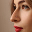 Tiny Teardrop White Stone Threadless Flat Back Nose Stud, 20,18,16ga, 5-10mm Unisex, Surgical Steel SHEMISLI SS594