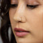 Open D Shape Nose Ring, Flat End Round Nostril Hoop, 20ga or 18ga, 8 or 10mm Unisex, G23 Titanium SHEMISLI SS529, SS530, SS531, SS532