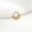 Dainty Lotus Septum Ring, Nose Ring, Hinged Clicker Hoop, 16ga 8mm or 10mm, Unisex, Surgical Steel, SHEMISLI SH692 SH693