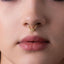 Tiny Flower Septum Ring, Nose Ring, Daith Ring, Hinged Clicker Hoop, 16ga 8mm or 10mm, Unisex, Surgical Steel, SHEMISLI SH662, SH663