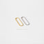 Fake Industrial Ear Cuff, Earring No Piercing is Needed, Cartilage Bar Ear Cuff, Unisex, Gold, Silver SHEMISLI SF049
