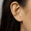 CZ Stone Ear Conch Cuff, Earring No Piercing is Needed, Unisex, Gold, Silver SHEMISLI SF056