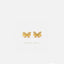 Butterfly CZ Helix Hoop, Unisex, Gold, Silver SHEMISLI SH342 LR