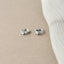 Tiny White CZ Stone Helix Hoop Earring, Unisex, Gold, Silver SHEMISLI SH616, SH617, SH618, SH619