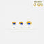 Sapphire Baguette Helix Hoop Earring, Huggies, Unisex, Gold, Silver SHEMISLI - SH393, SH394, SH395