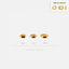 Black Baguette Helix Hoop Earring, Huggies, Unisex, Gold, Silver SHEMISLI - SH400, SH401, SH402