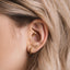 Triple Lined Daith Hoop Ring, Hoop Earring, 16ga, 8 or 10mm, Unisex, G23 Titanium SHEMISLI SH408, SH409