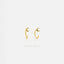 Tiny Moon Threader Jackets Earrings, Unisex, Gold, Silver SHEMISLI SJ010 NOBKG