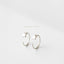 Star Ear Jacket, Stud Earring, Minimalist Style, A-SJ008 NOBKG