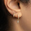 Everyday Marquiose Gem Hoop Huggies Earrings Stack Set, Unisex, Gold, Silver SHEMISLI SH591, SH594