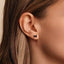 Tiny Walking Black Cat Threadless Flat Back Earring, 20,18,16ga, 5-10mm Unisex, Surgical Steel SHEMISLI SS991