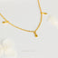 Tiny Teardrops Necklace, Unisex, Gold, Silver (15.5"+2") SHEMISLI - SN030