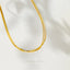 Triple Strand Snake Chain Necklace, Unisex, Gold, Silver (15.5" + 2") SHEMISLI - SN001