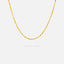 Lip Chain Necklace, Unisex, Gold, Silver (15" + 3") SHEMISLI - SN003