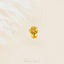 Daisy Flower Stud, Threadless Flat Back Earring, Minimalist Style, C-SS1050