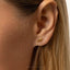 Bobcat Stud, Threadless Flat Back Earring, Minimalist Style, A-SS1030
