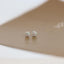 Opal Flower Stud, Butterfly End or Screw Ball End Earring, Minimalist Style, A-SS161 SS460