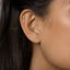 Ampersand Sign Stud, Butterfly End or Screw Ball End Earring, Minimalist Style, A-SS635 SS636