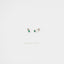 Emerald Star Stud, Butterfly End or Screw Ball End Earring, Minimalist Style, A-SS760 SS171 SS862
