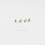 Emerald Star Stud, Butterfly End or Screw Ball End Earring, Minimalist Style, A-SS760 SS171 SS862