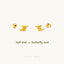Flying Dragon Stud, Butterfly End or Screw Ball End Earring, Minimalist Style, A-SS829 SS830