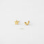 Moon and Star Stud, Butterfly End or Screw Ball End Earring, Minimalist Style, A-SS077 SS857