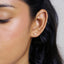 Cuboid Rectangle Bar Stud, Butterfly End or Screw Ball End Earring, Minimalist Style, A-SS010 SS752