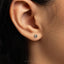 Volleyball Stud, Butterfly End or Screw Ball End Earring, Minimalist Style, A-SS871 SS872