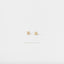Square CZ Stud, Butterfly End or Screw Ball End Earring, Minimalist Style, A-SS144 SS751