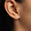 Flying Pig Stud, Butterfly End or Screw Ball End Earring, Minimalist Style, A-SS839 SS840