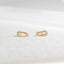 Safety Pin Stud, Butterfly End or Screw Ball End Earring, Minimalist Style, A-SS803 SS804