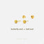 Hexagon Stud, Butterfly End or Screw Ball End Earring, Minimalist Style, A-SS855 SS856
