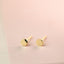 Hexagon Stud, Butterfly End or Screw Ball End Earring, Minimalist Style, A-SS855 SS856