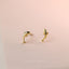 Koi Fish Stud, Butterfly End or Screw Ball End Earring, Minimalist Style, A-SS823 SS824