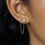 Moon and Star Stud, Earring, Minimalist Style, A-SS156