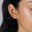 Moon and Star Stud, Earring, Minimalist Style, A-SS156
