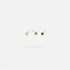 Gem Stone Stud, Earring, Minimalist Style, A-SS231 SS232 SS233