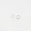 Large Open Circle Stud, Earring, Minimalist Style, A-SS237